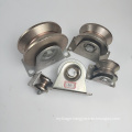 Plated surface U/V /Y Groove roller single bearing fence gate wheels